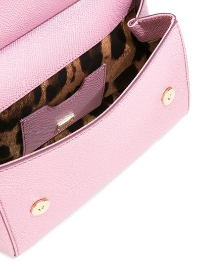 Shop Gucci Small 'sicily' Tote In Pink