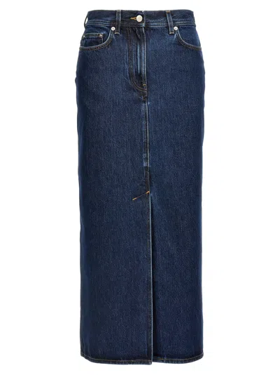 Loulou Studio Rona Denim Maxi Skirt