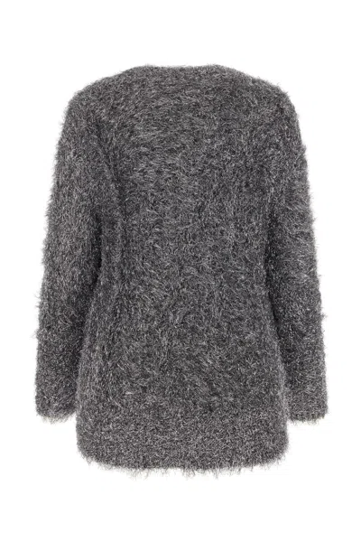 Isabel Marant Silver Nylon Blend Wayne Sweater