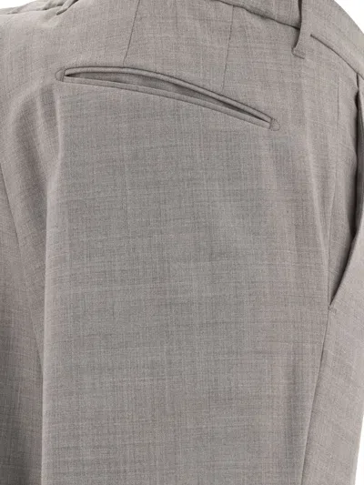 Incotex Tailored Grey Trousers With Straight-leg Cut In Gray