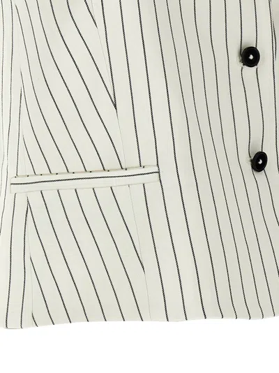 Loulou Studio Vest Adjustable Back Strap Front Pockets