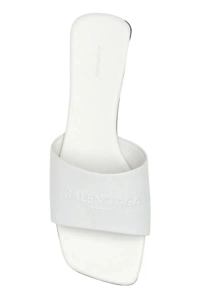 Balenciaga 10mm Dutyfree Shiny Leather Sandals