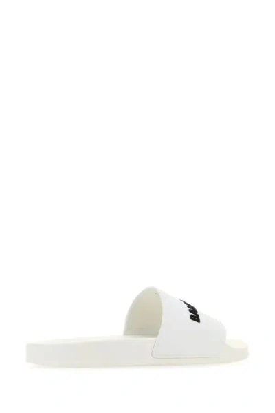 Balenciaga Lettering Logo Pool Slides