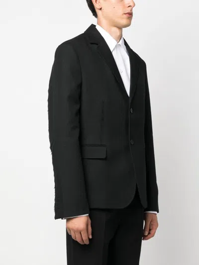 Jacquemus Men La Veste Disgreghi In Black