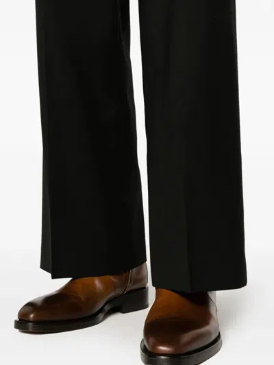 Marni Men's Lightweight Wool Trousers For Ss24 In Black