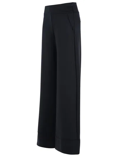 Max Mara Fagiani' Black Polyamide Blend Pants Women In Black