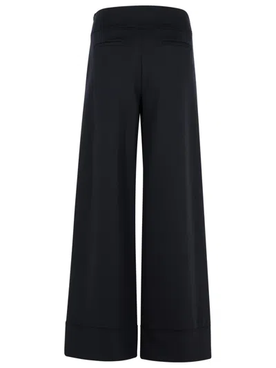 Max Mara Fagiani' Black Polyamide Blend Pants Women In Black