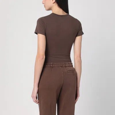 Entire Studios Aquatic Guard T-shirt Female Brown In Brown
