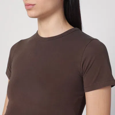 Entire Studios Aquatic Guard T-shirt Female Brown In Brown