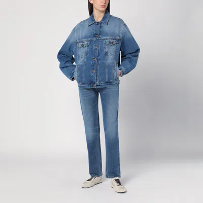 Prada Denim Jeans In Light Blue