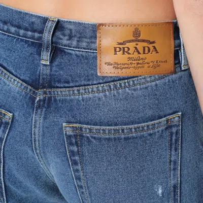 Prada Denim Jeans In Light Blue