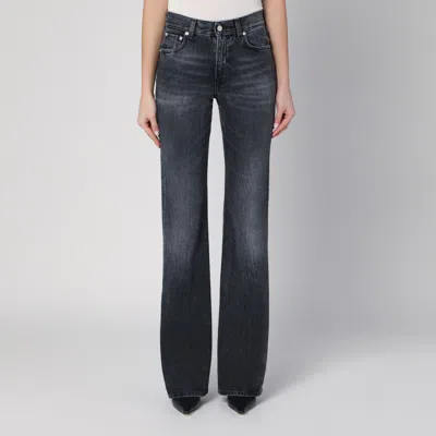 Haikure Flora High-waisted Relaxed Fit Flora Jeans In Black