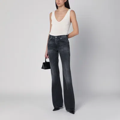 Haikure Flora High-waisted Relaxed Fit Flora Jeans In Black