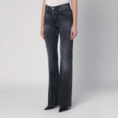 Haikure Flora High-waisted Relaxed Fit Flora Jeans In Black