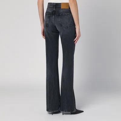 Haikure Flora High-waisted Relaxed Fit Flora Jeans In Black