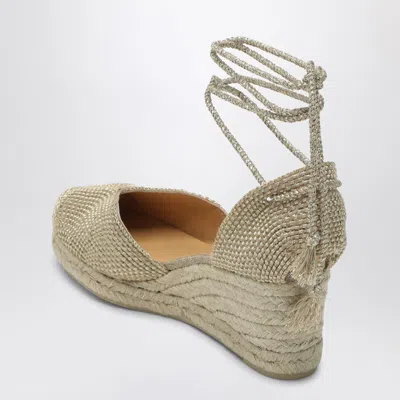 Castaã±er Castañer Cora Espadrilles In Natural Color In Metal