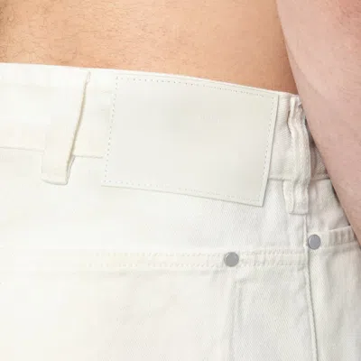 Entire Studios Ivory Denim Trousers In White
