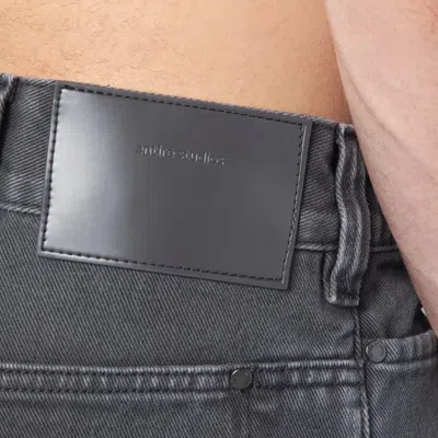 Entire Studios Washed Grey Denim Trousers In Grey