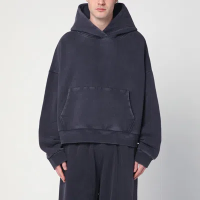 Entire Studios Oversized Hooded Sweatshirt In Blue
