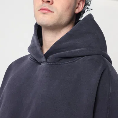 Entire Studios Oversized Hooded Sweatshirt In Blue
