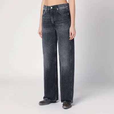 Haikure Womens Winona Wide-leg Denim Jeans Spider Black In Black