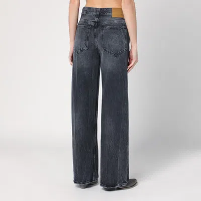 Haikure Womens Winona Wide-leg Denim Jeans Spider Black In Black