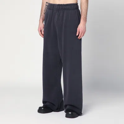 Entire Studios Cotton Ink Coloured Trousers In Blue