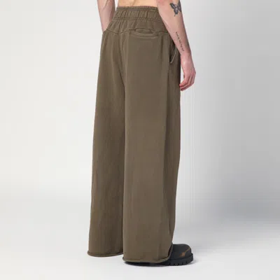 Entire Studios Cotton Military Green Trousers In Green