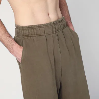 Entire Studios Cotton Military Green Trousers In Green