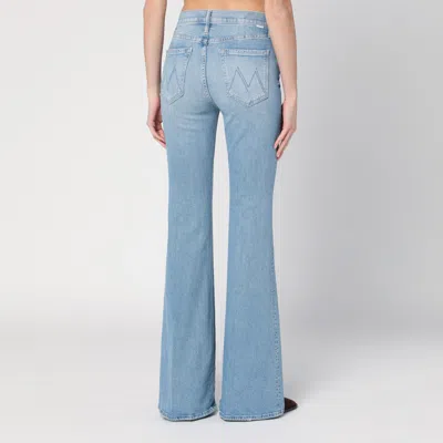 Mother Flared Jeans The Doozy Light Blue Washed In Light Blue