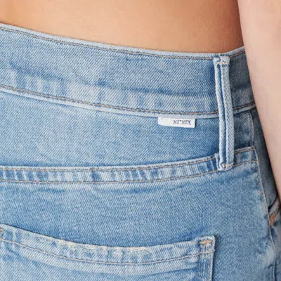 Mother Flared Jeans The Doozy Light Blue Washed In Light Blue