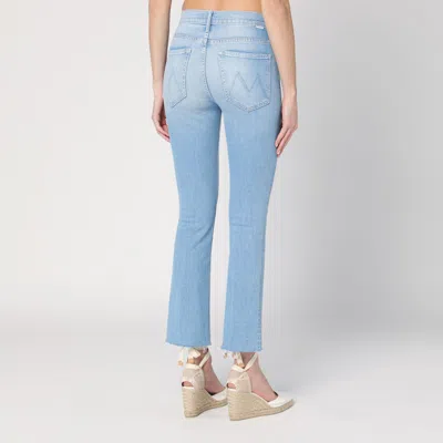 Mother Trumpet Jeans The Dodger Sneak Light Blue Washed In Light Blue