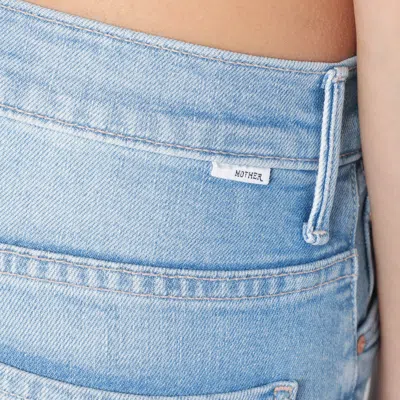 Mother Trumpet Jeans The Dodger Sneak Light Blue Washed In Light Blue