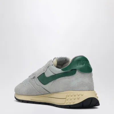 Autry Reelwind Super Vintage Grey Sneakers With Logo Patch On The Tongue And Contrasting Heel In Fabric An In Gray