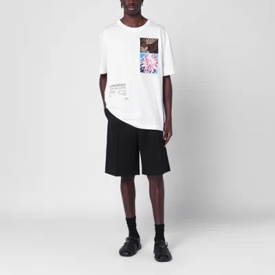 Dries Van Noten White Oversized Cotton T-shirt In White