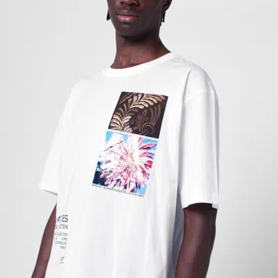 Dries Van Noten White Oversized Cotton T-shirt In White