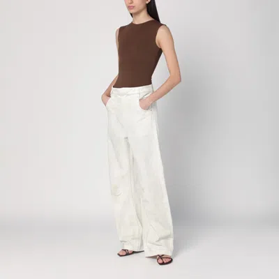 Entire Studios Brown Nylon-blend Bodysuit In Brown