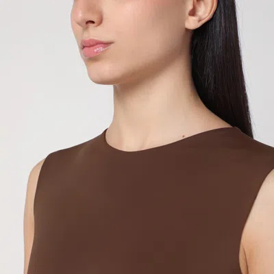 Entire Studios Brown Nylon-blend Bodysuit In Brown