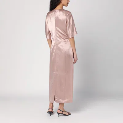 Loulou Studio Silk-blend Maxi Dress In Pink