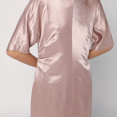 Loulou Studio Silk-blend Maxi Dress In Pink