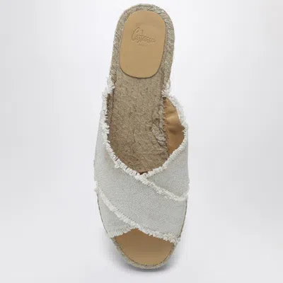 Castaã±er White Palmera Slip-on In Metal