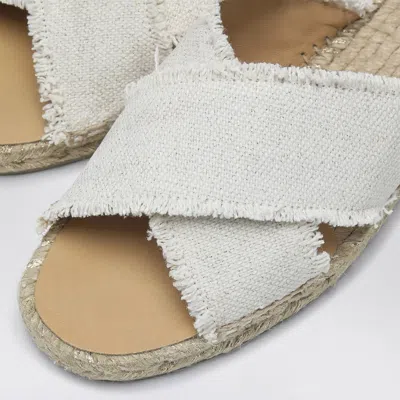 Castaã±er White Palmera Slip-on In Metal