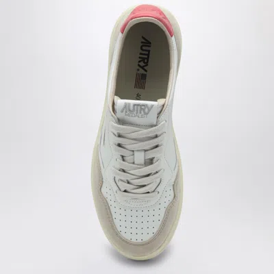 Autry White Leather Medalist Sneakers In White