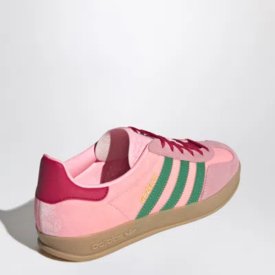 Adidas Originals Gazelle Indoor 'semi Pink Spark/preloved Scarlet' Sneakers In Green