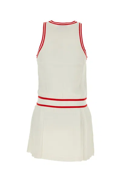 Sporty And Rich Src Phoebe Mini Dress In White