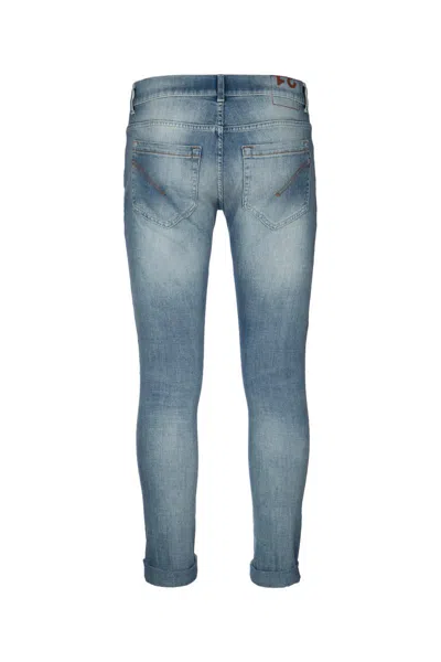 Dondup Rolled Cuffs Five-pocket Trousers In Blue