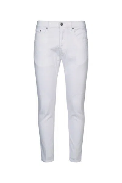 Dondup Carrot Leg Jeans In Durable Cotton Drill In Denimchiaro