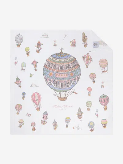 Shop Atelier Choux Baby Carousel Luxury Gift Set In Multi