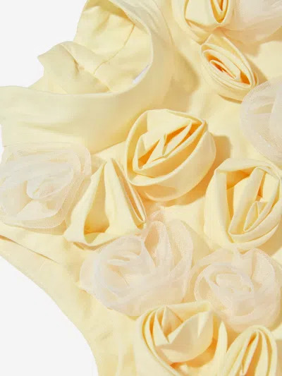 Jessie And James Girls Ring A Roses Dress In Yellow
