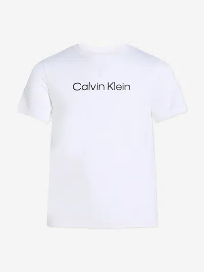 Calvin Klein Kids Logo T-shirt In White